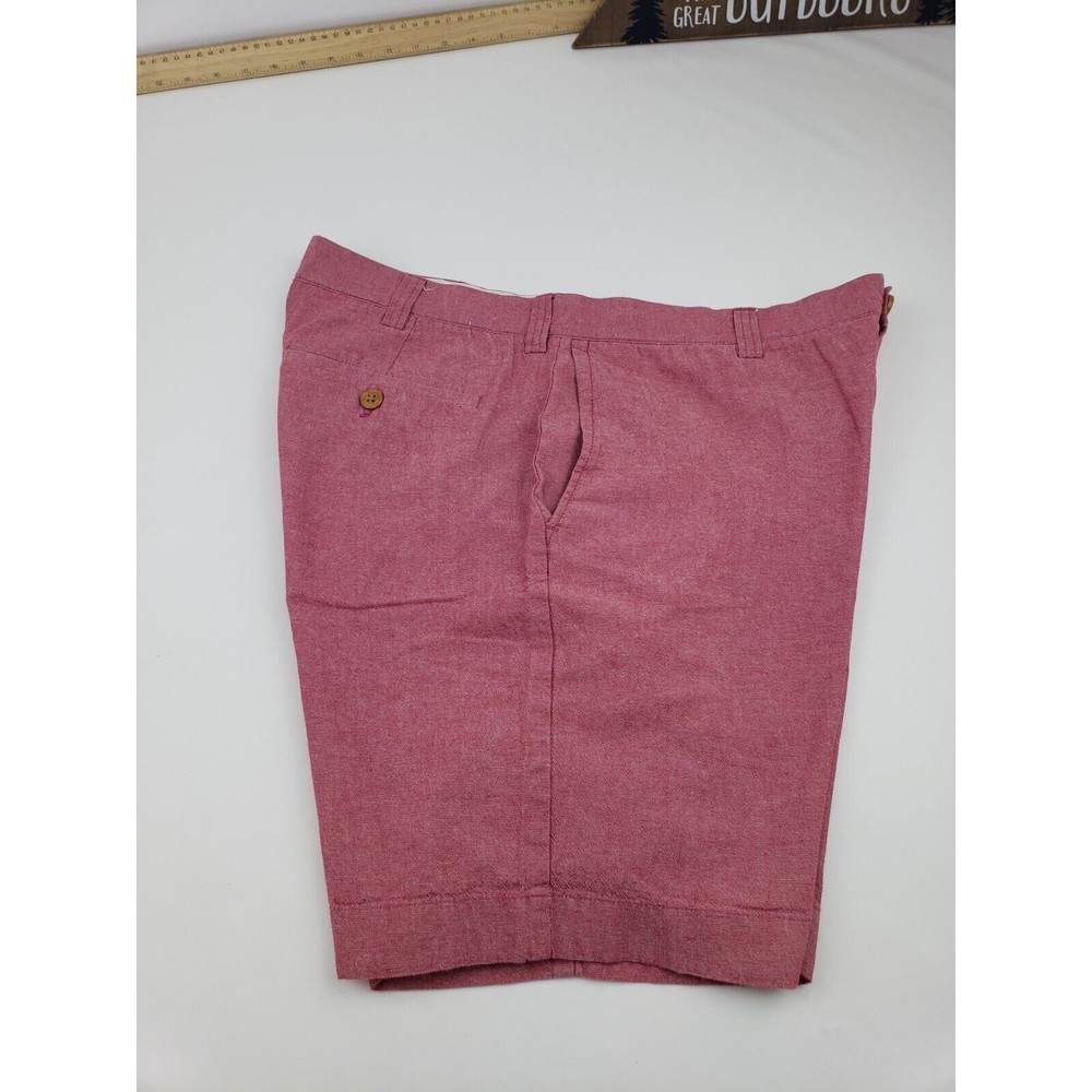 J Crew Mens Shorts Gramercy Size 33W Color Red Casual Summer Shorts